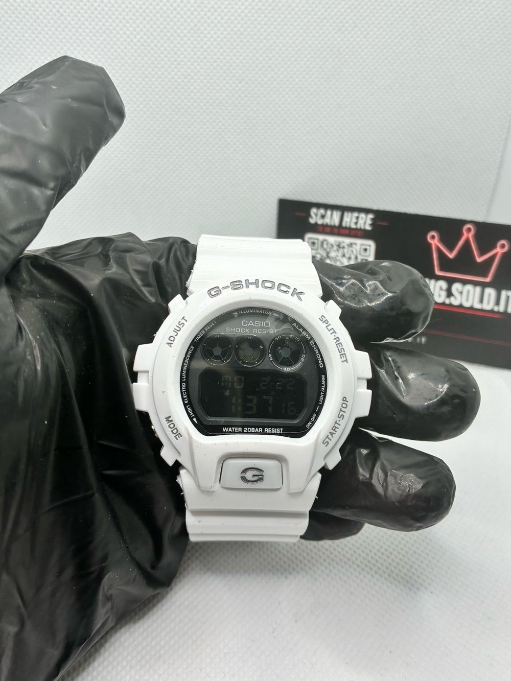 Casio G-Shock White & Black Analog-Digital Watch